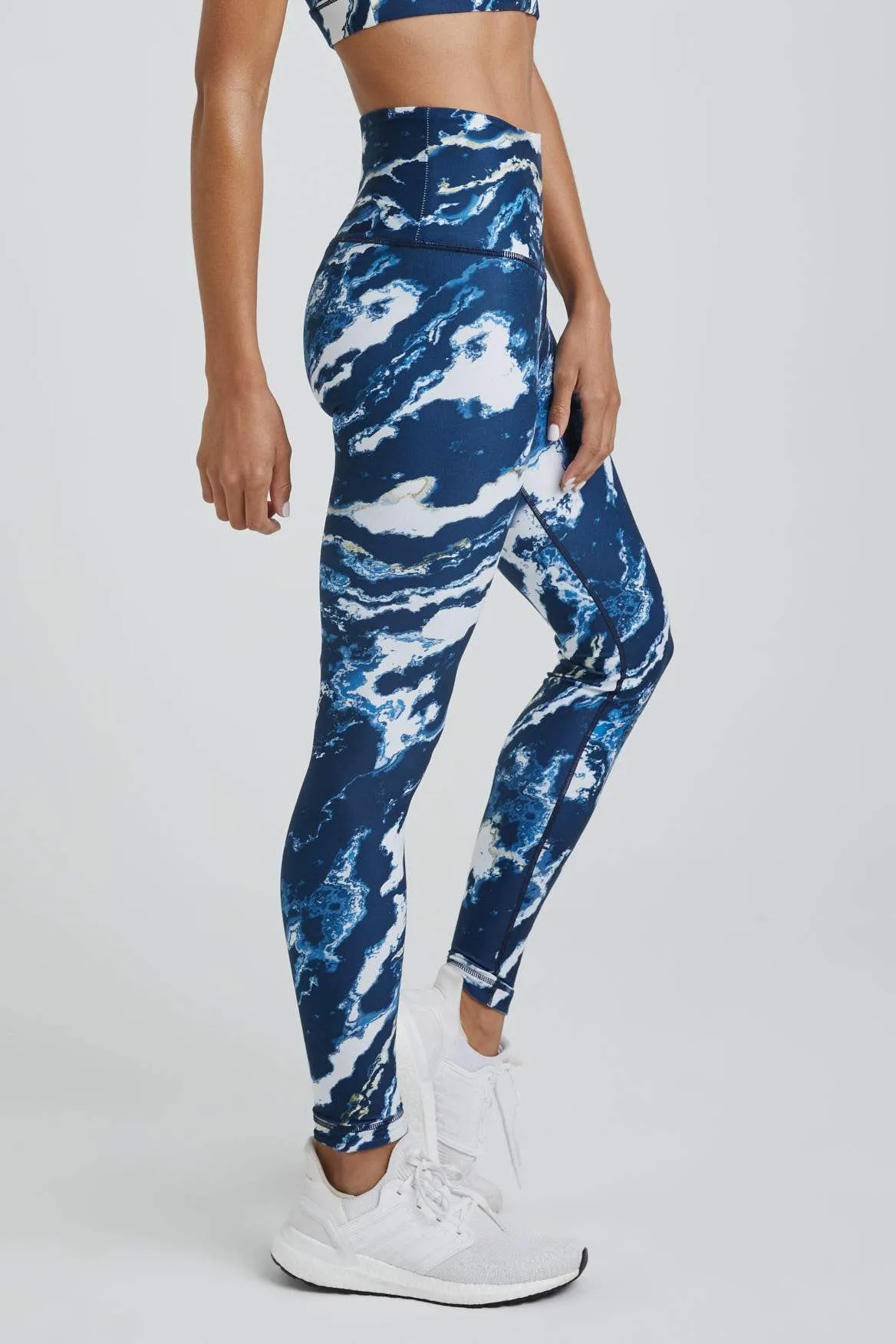 High Waist Leggings Blue Nile