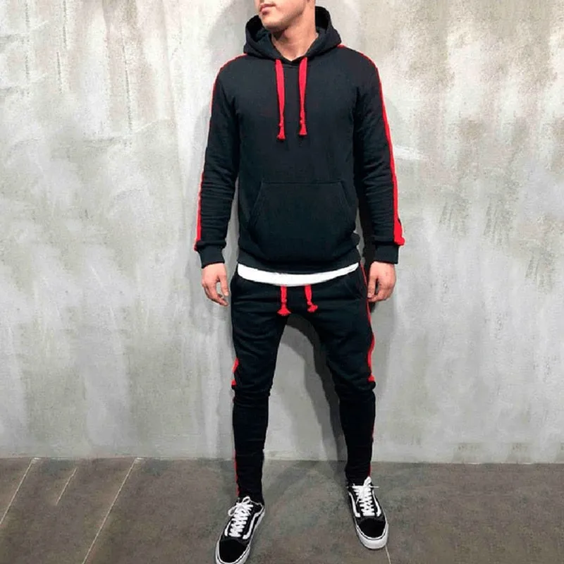 Hoodie Superstar Two Piece Stripe Sweat Suit