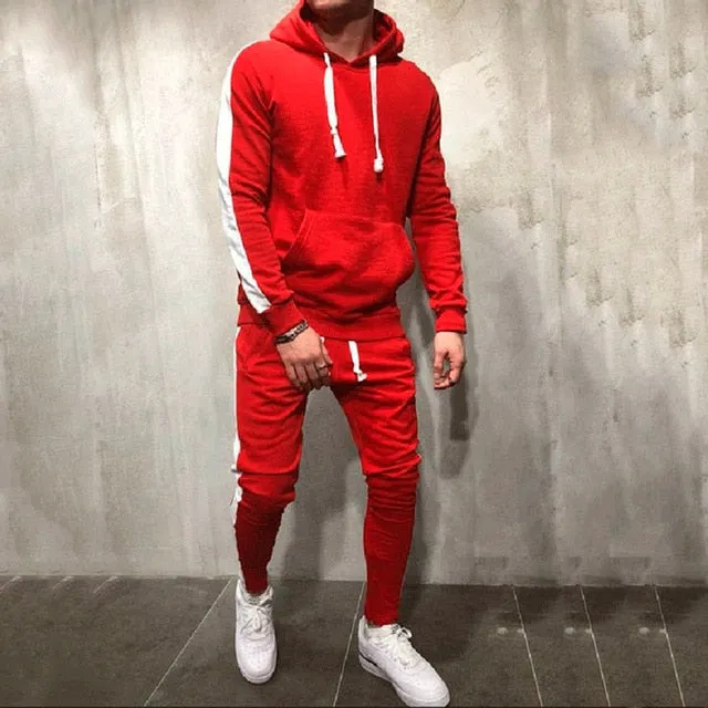 Hoodie Superstar Two Piece Stripe Sweat Suit