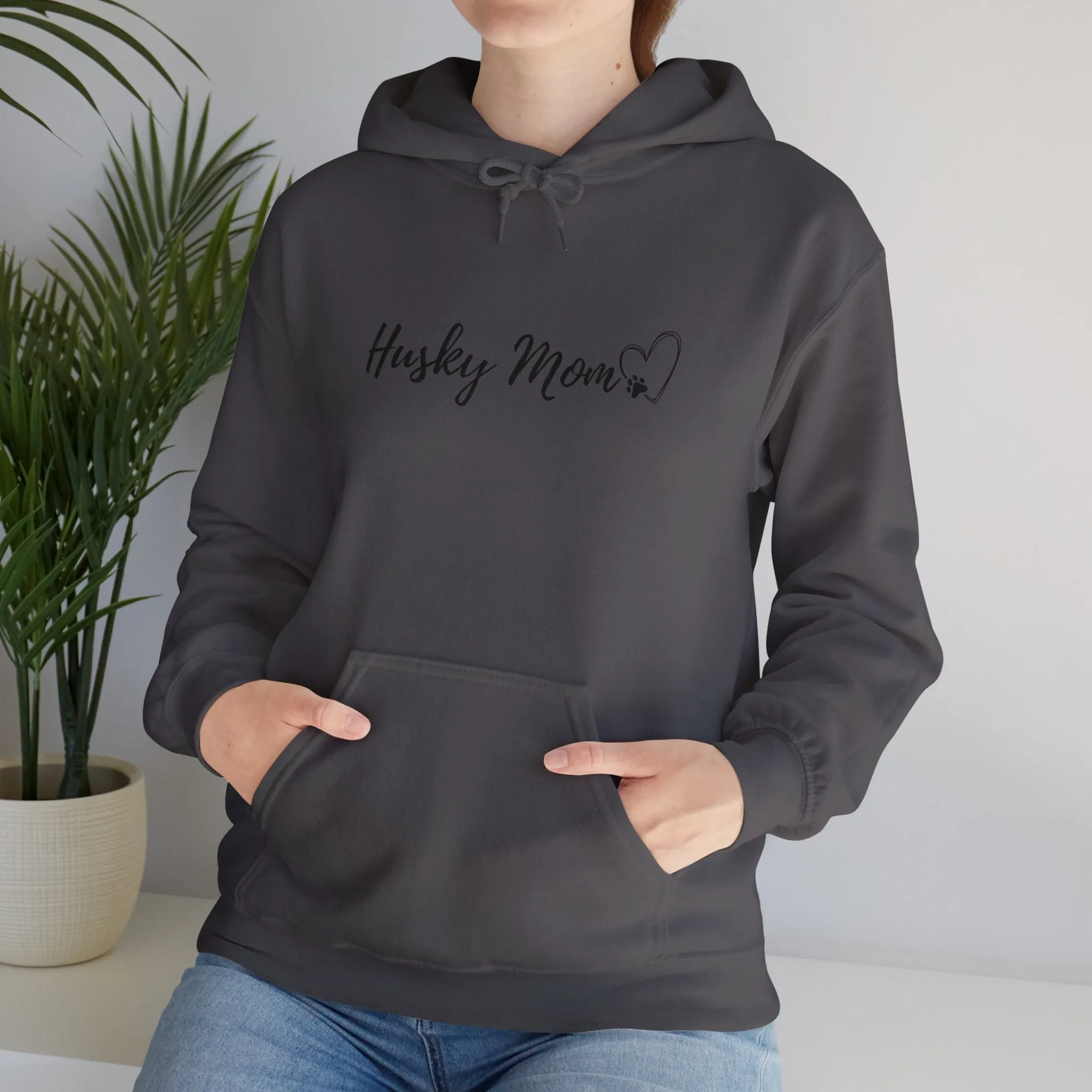 Husky Mom Cotton Hoodie, Sweatshirt for Dog Mom