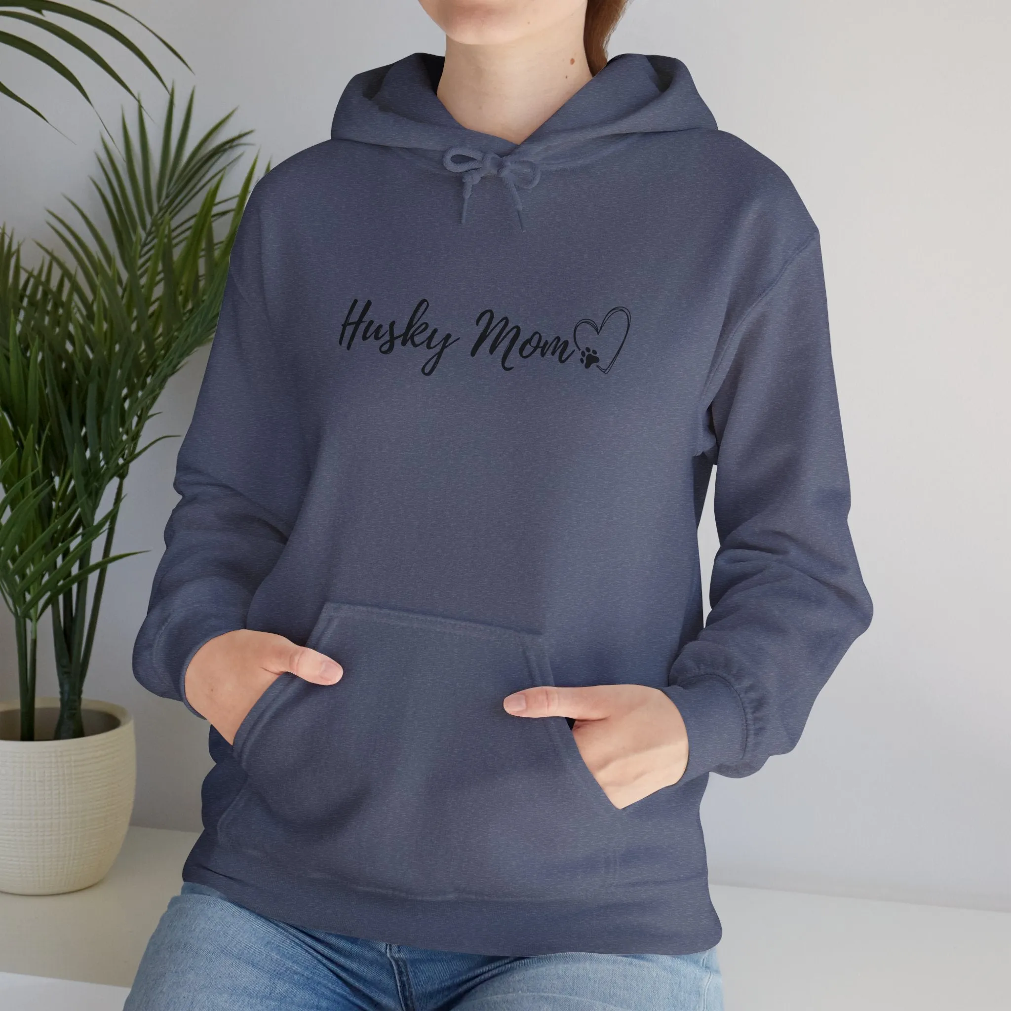 Husky Mom Cotton Hoodie, Sweatshirt for Dog Mom