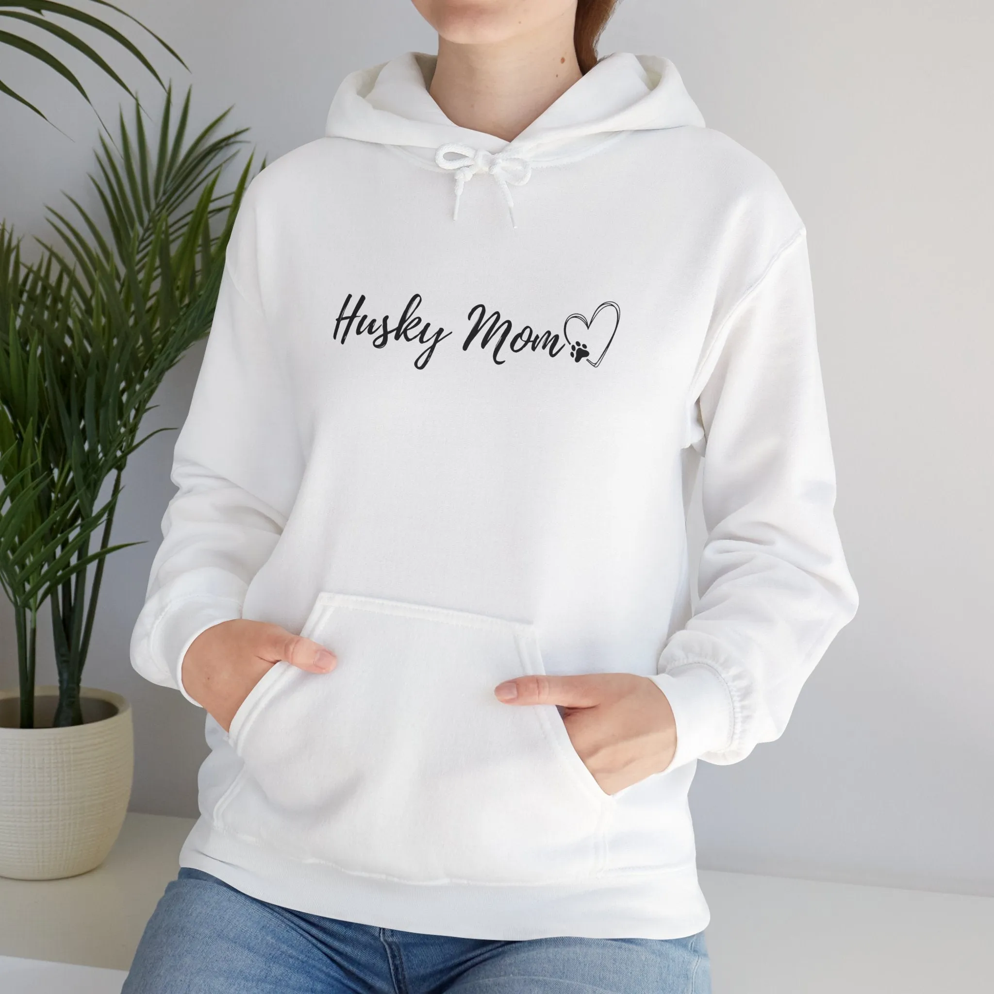 Husky Mom Cotton Hoodie, Sweatshirt for Dog Mom