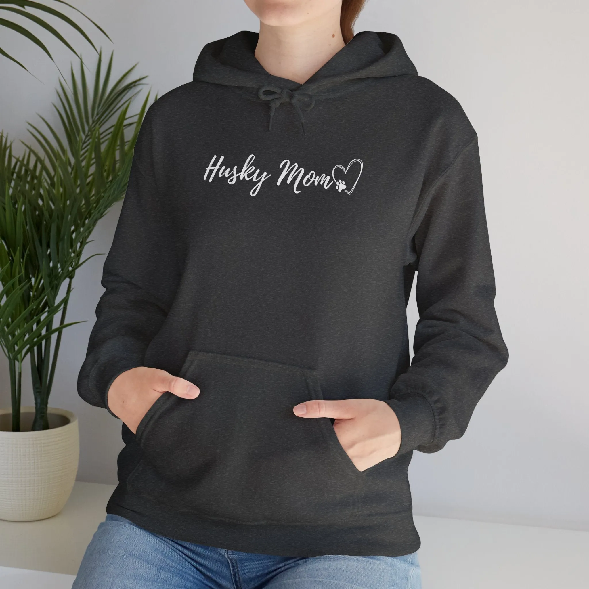 Husky Mom Cotton Hoodie, Sweatshirt for Dog Mom