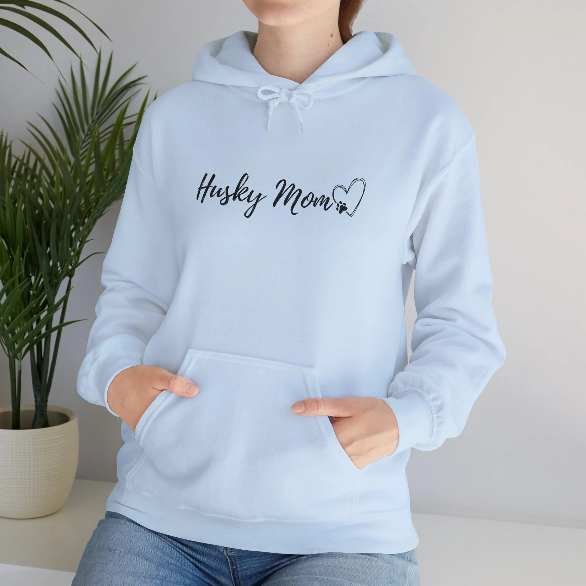 Husky Mom Cotton Hoodie, Sweatshirt for Dog Mom