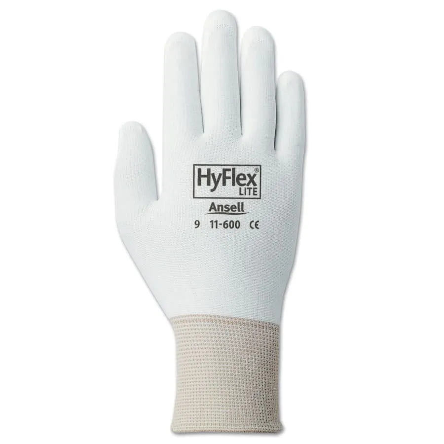 HyFlex® 11-600 Palm-Coated Gloves - HYFLEX 11-600 LIGHT WEIGHT ASSEMB PU/COAT