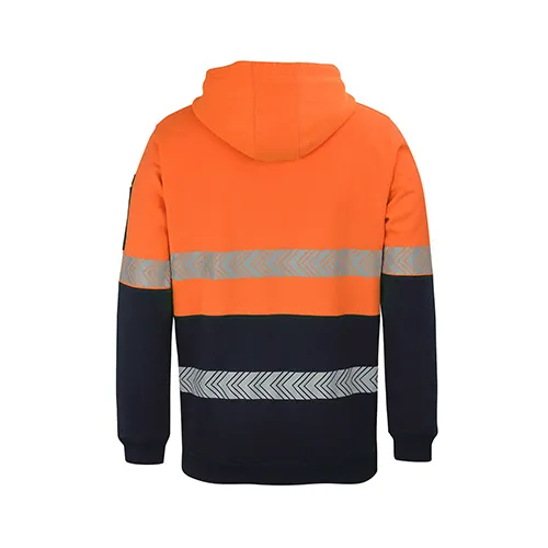 JBs Wear | Hi Vis 1/2 Zip  Seg Tape Hoodie | 6HZSH