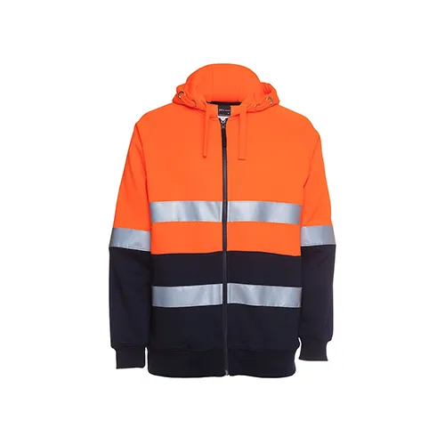 JBs Wear | Hi Vis Day & Night Full Zip Fleece Hoodie | 6DNH