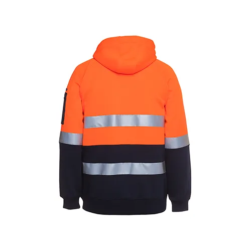 JBs Wear | Hi Vis Day & Night Full Zip Fleece Hoodie | 6DNH