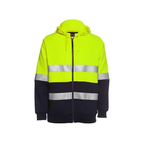 JBs Wear | Hi Vis Day & Night Full Zip Fleece Hoodie | 6DNH