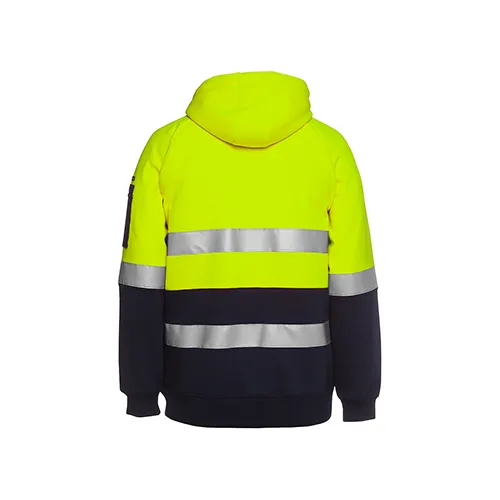 JBs Wear | Hi Vis Day & Night Full Zip Fleece Hoodie | 6DNH