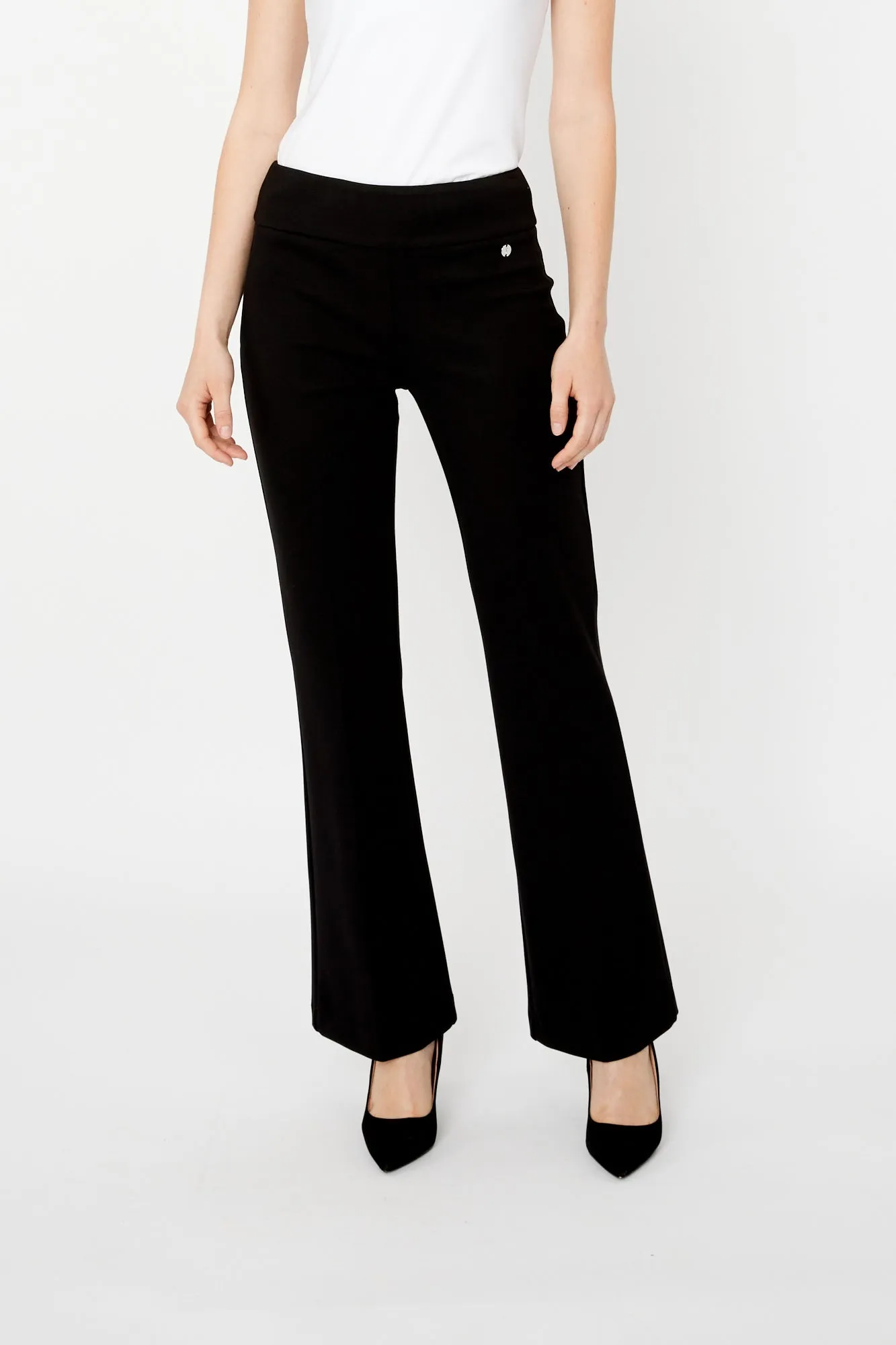 Joseph Ribkoff High Rise Straight Trousers Black