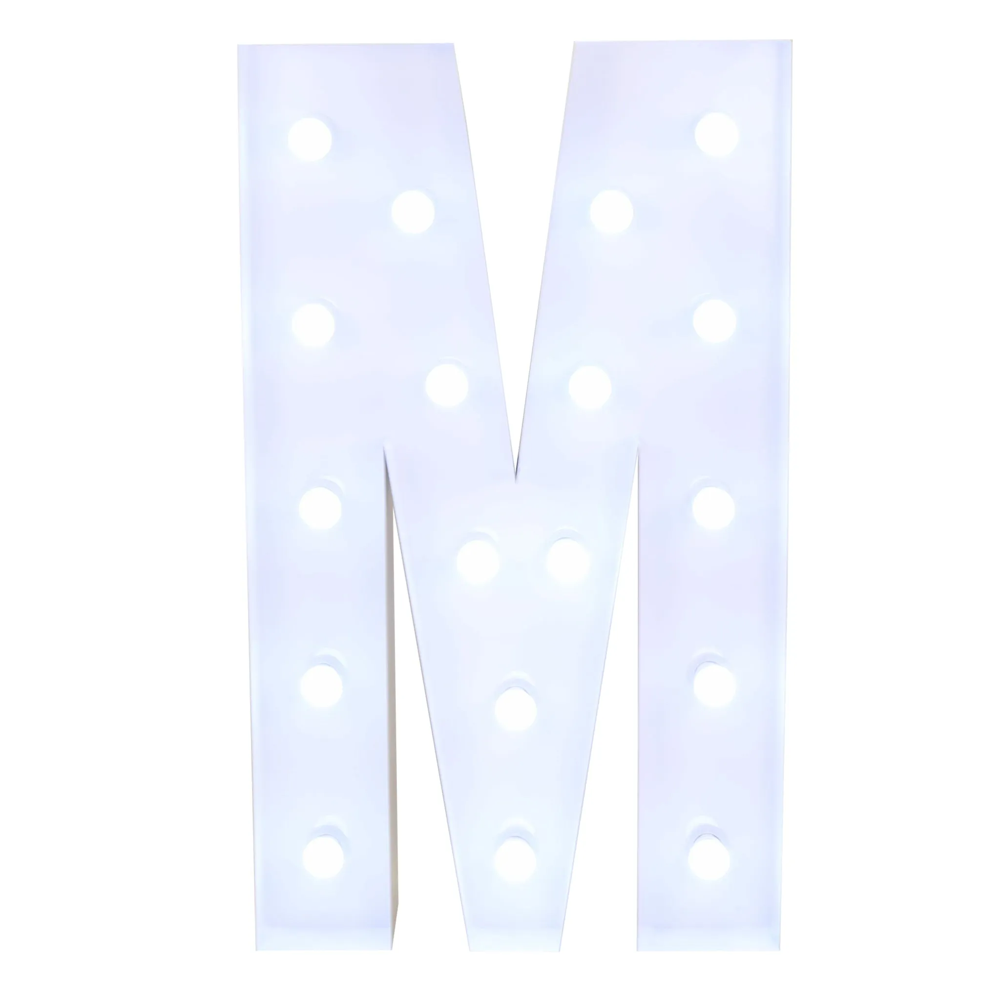 Large 4ft Tall LED Marquee Letter - M