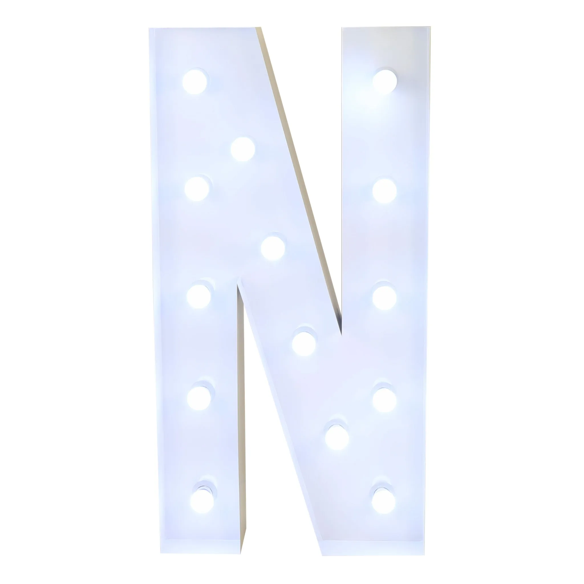 Large 4ft Tall LED Marquee Letter - N