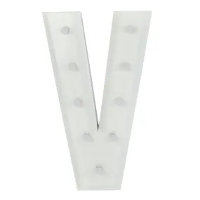 Large 4ft Tall LED Marquee Letter - V