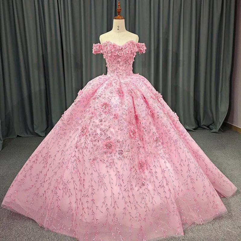 Long Quinceanera Ball Gown Dress