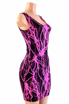 Neon Lightning Tank Dress