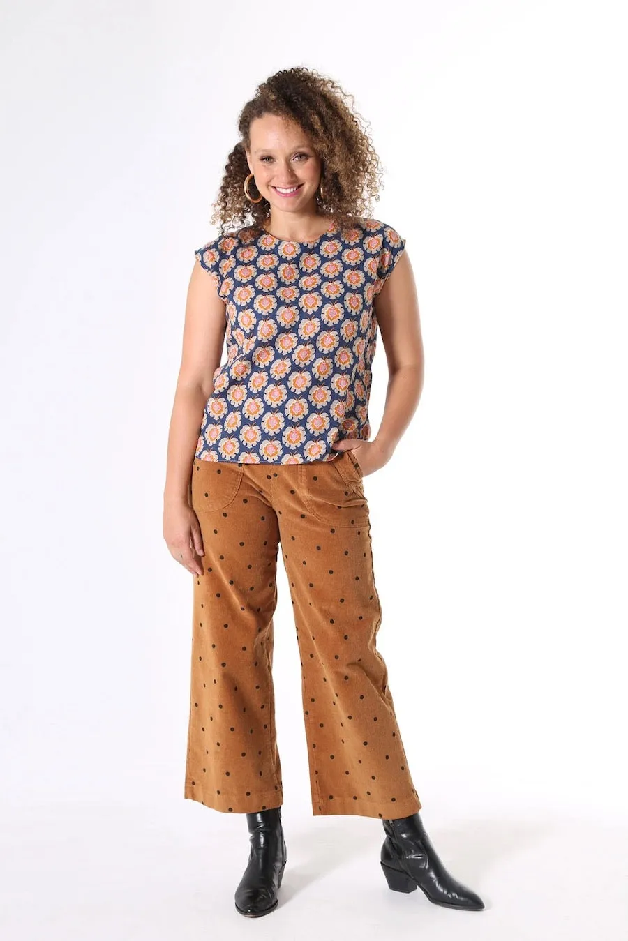 Olga de Polga Peggy Cord Pants - Camel Spot