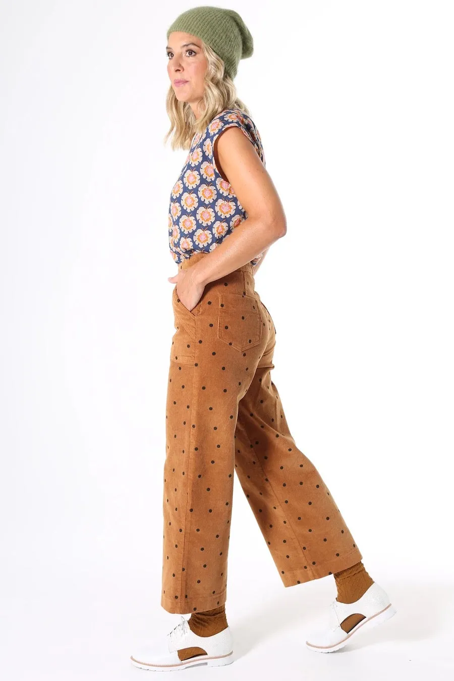 Olga de Polga Peggy Cord Pants - Camel Spot