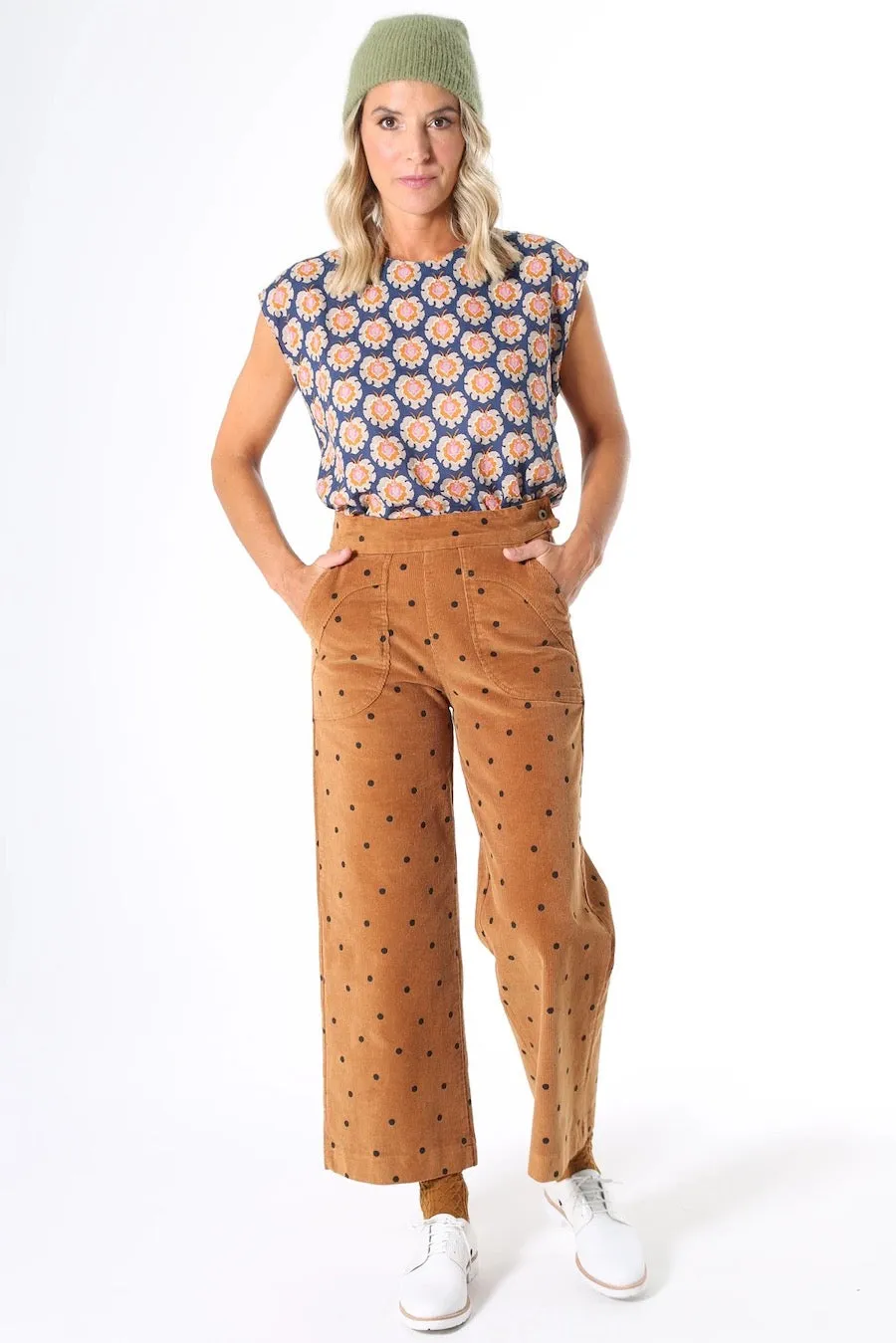 Olga de Polga Peggy Cord Pants - Camel Spot