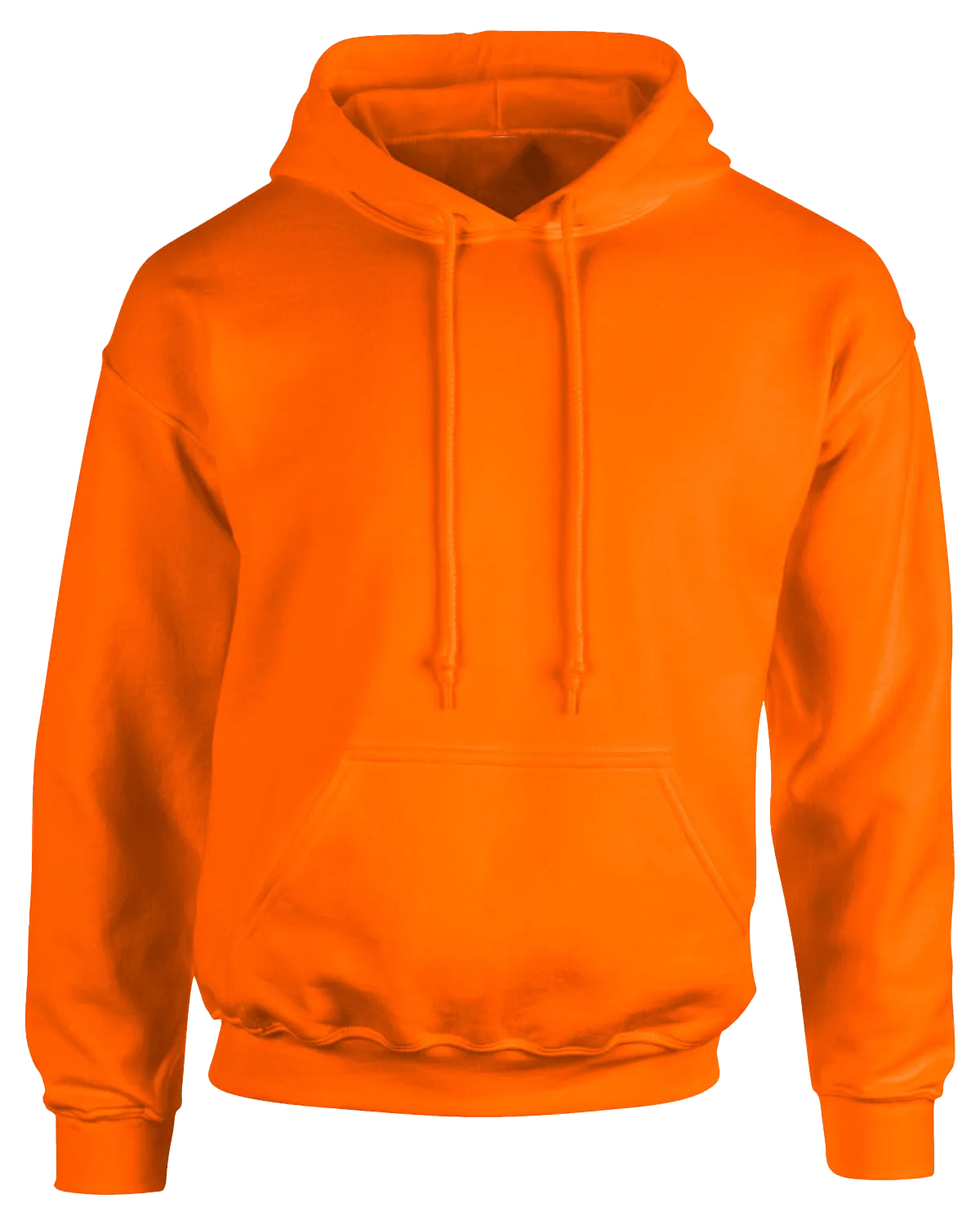 Orange Unisex Really Big Pullover Hoodies