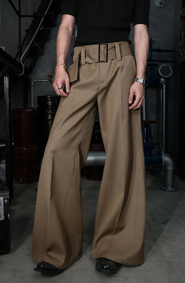 Original Draped Micro Flared Casual Pants