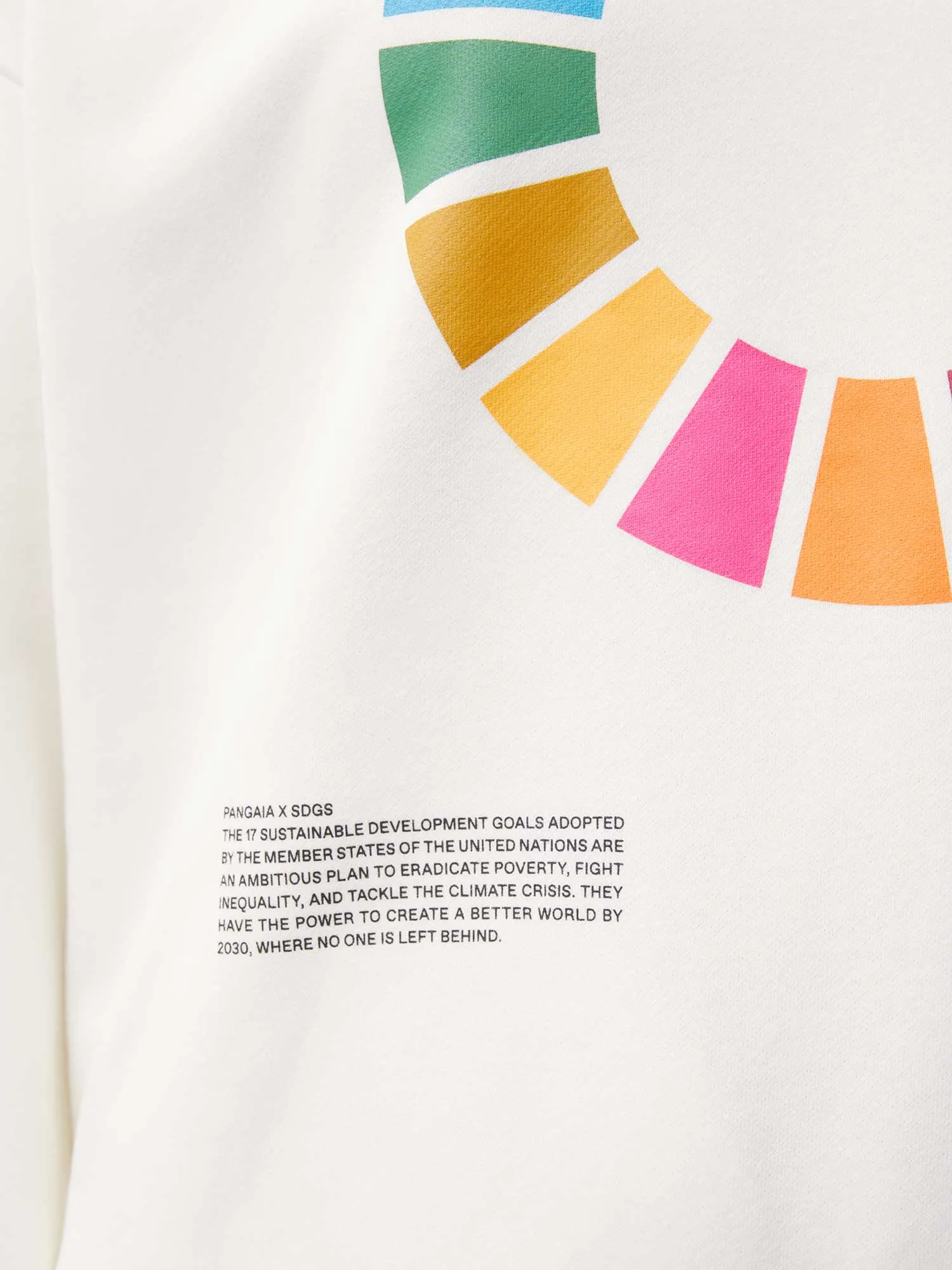 PANGAIA x SDGS Signature Hoodie—off-white