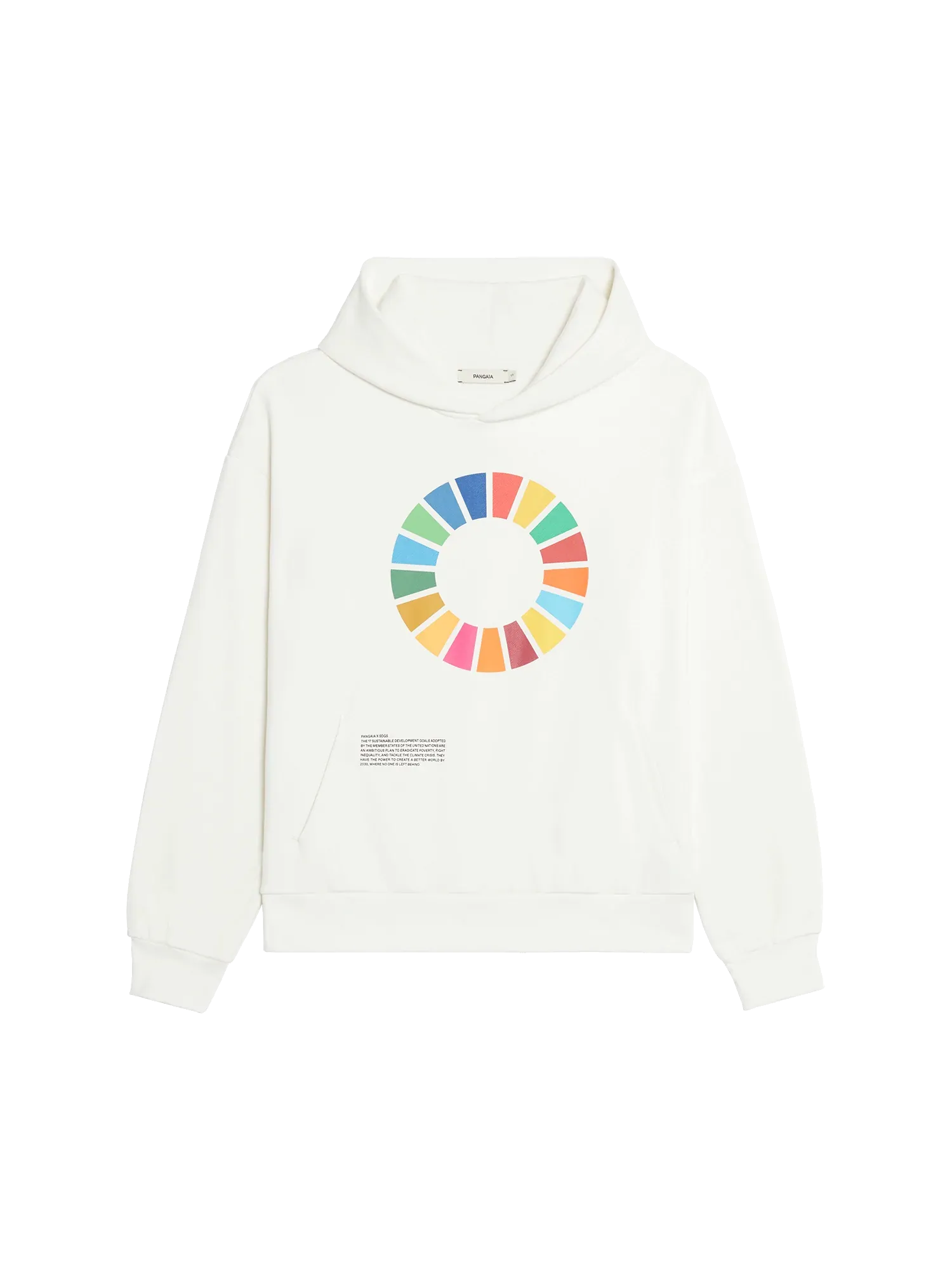 PANGAIA x SDGS Signature Hoodie—off-white