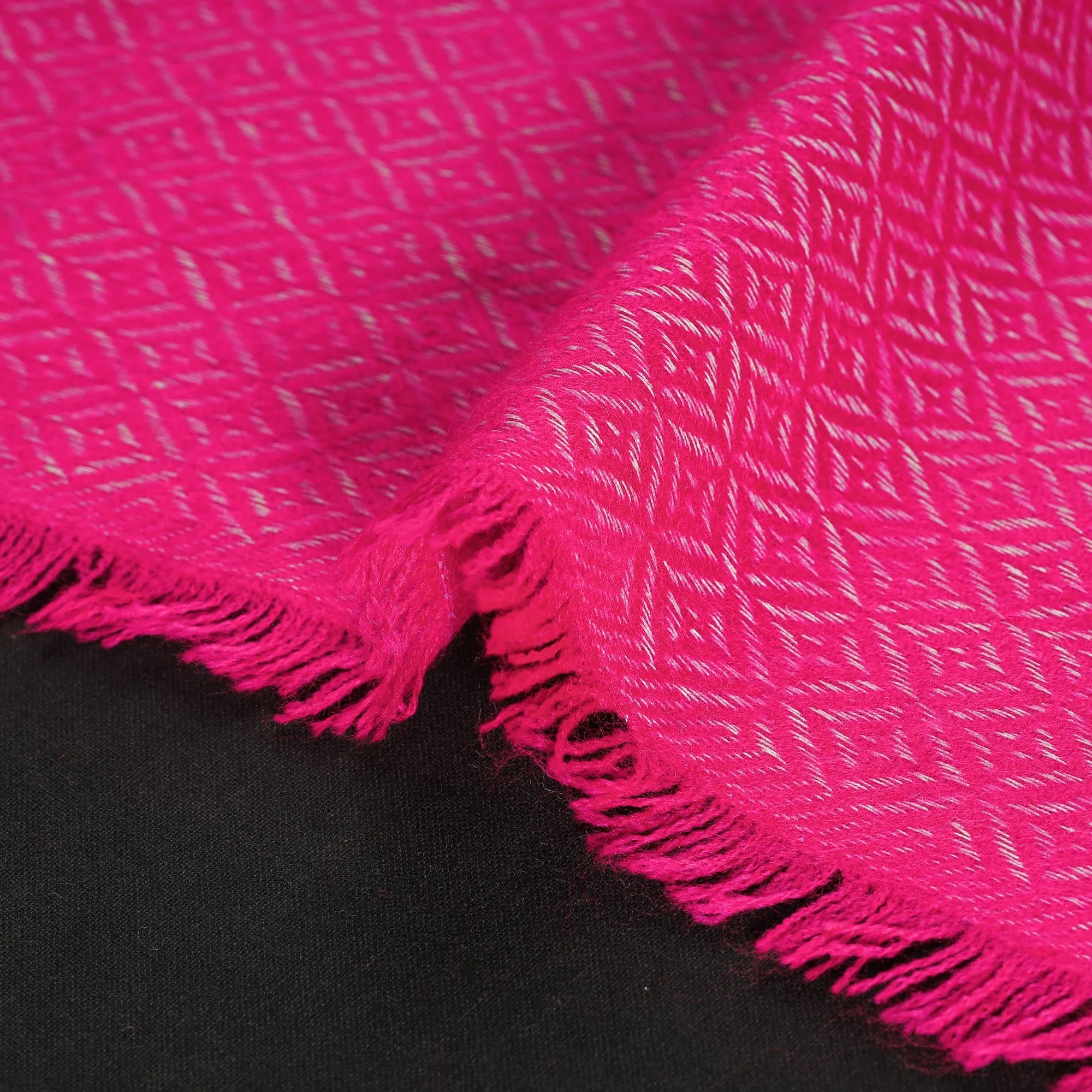 Pink - Acrylic Fine Wool Fabric 13