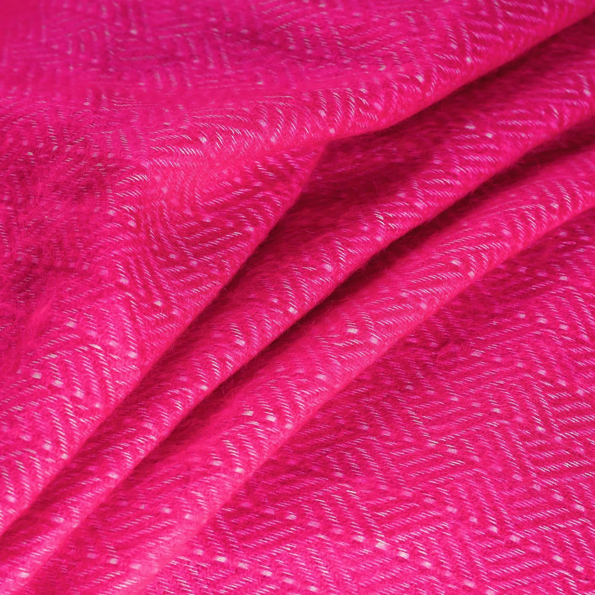 Pink - Acrylic Fine Wool Fabric 14