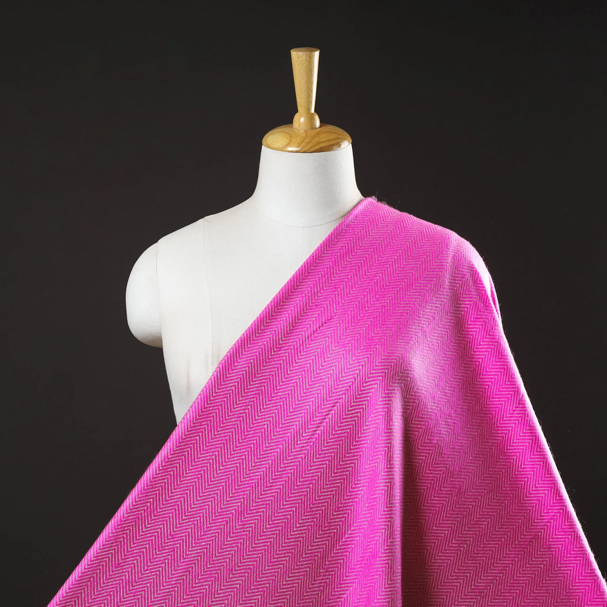 Pink - Acrylic Fine Wool Fabric 18