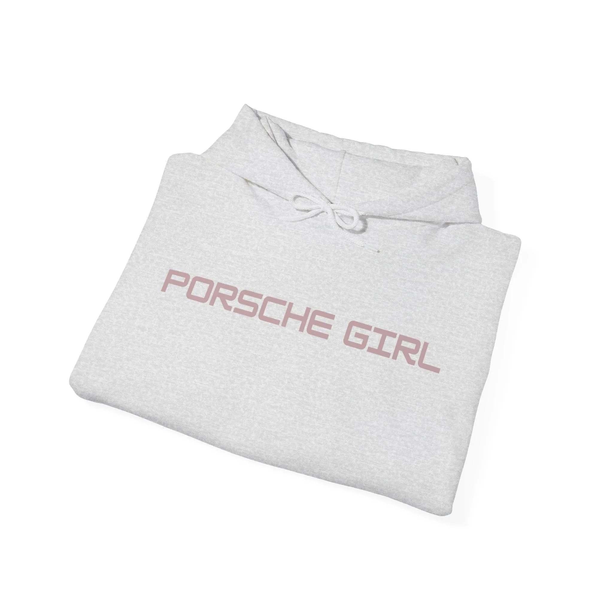 Pink Porsche Girl Heavy Blend™ Hooded Sweatshirt