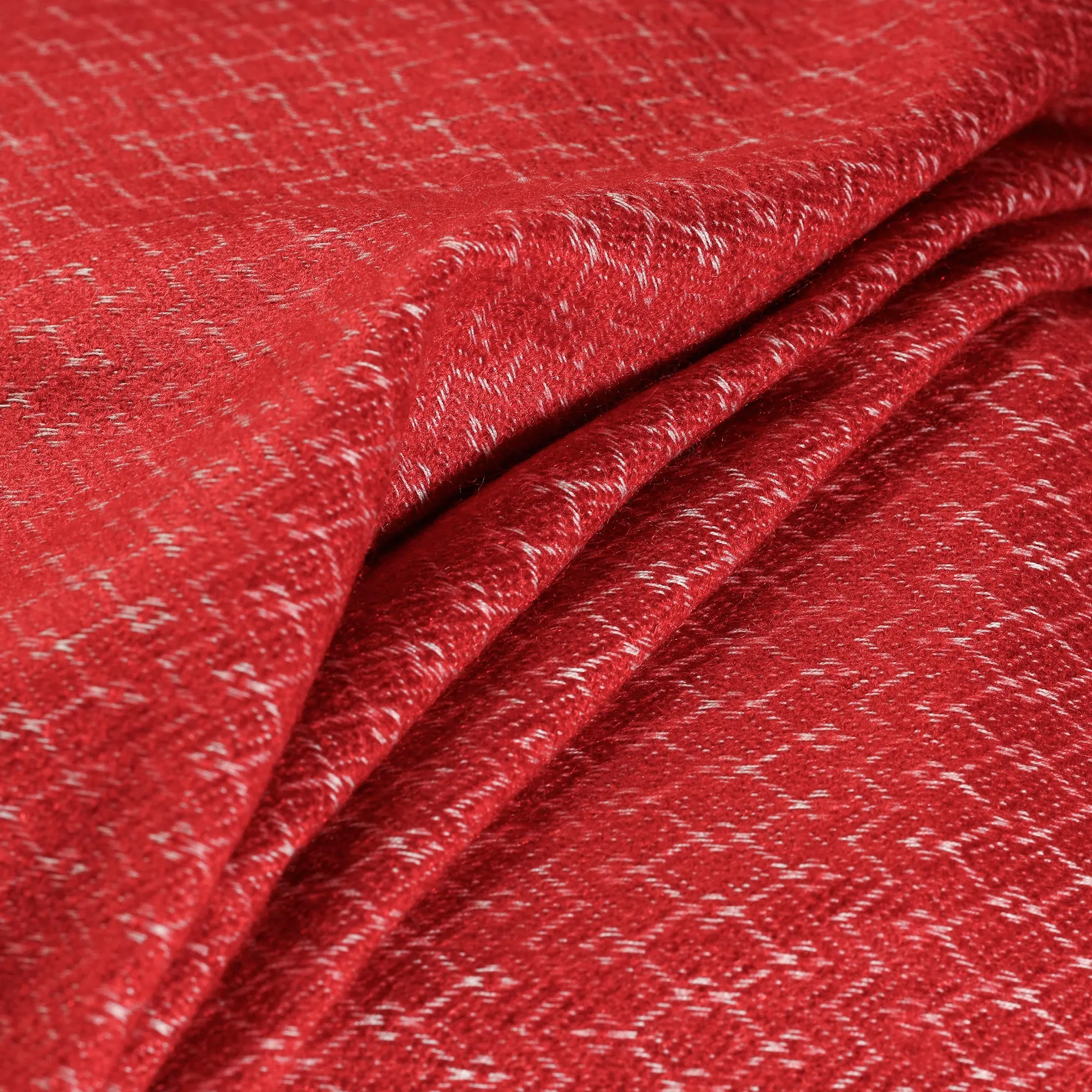 Red - Acrylic Fine Wool Fabric 02