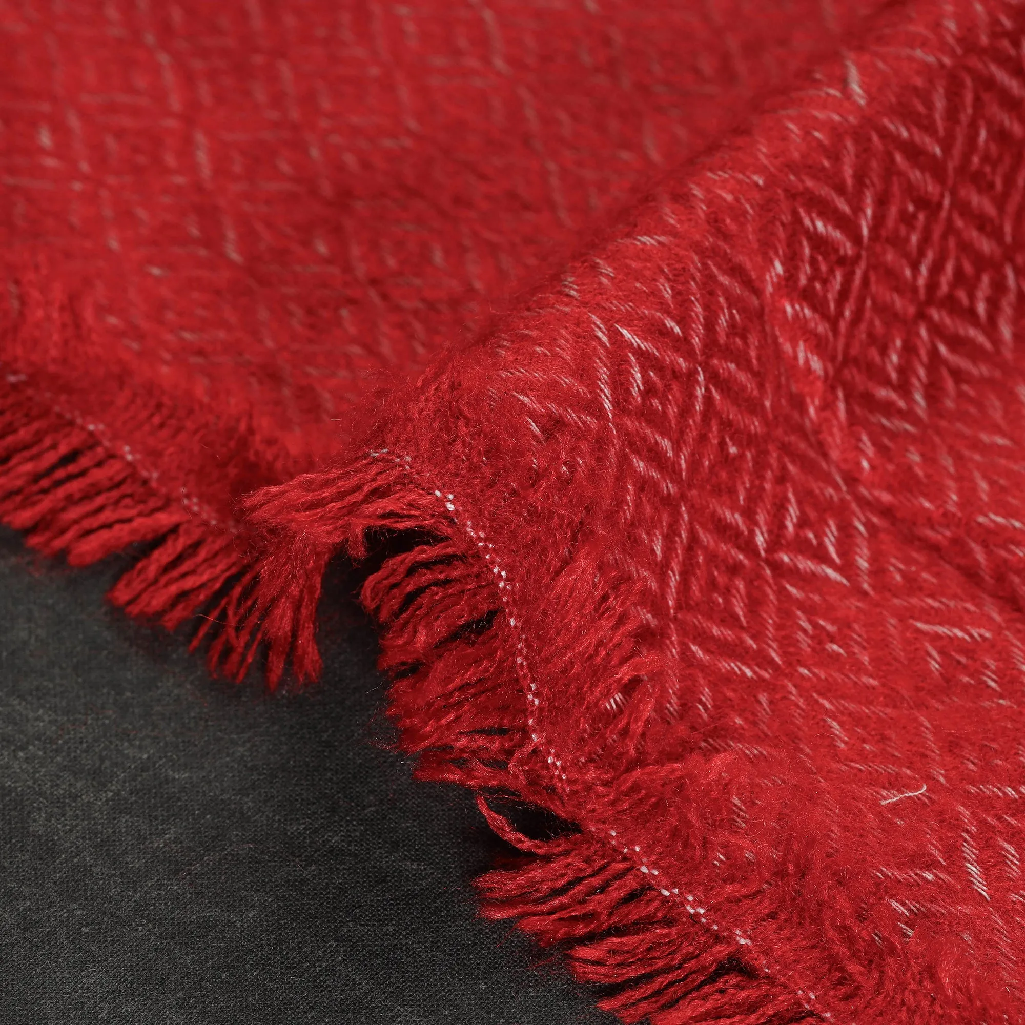 Red - Acrylic Fine Wool Fabric 03