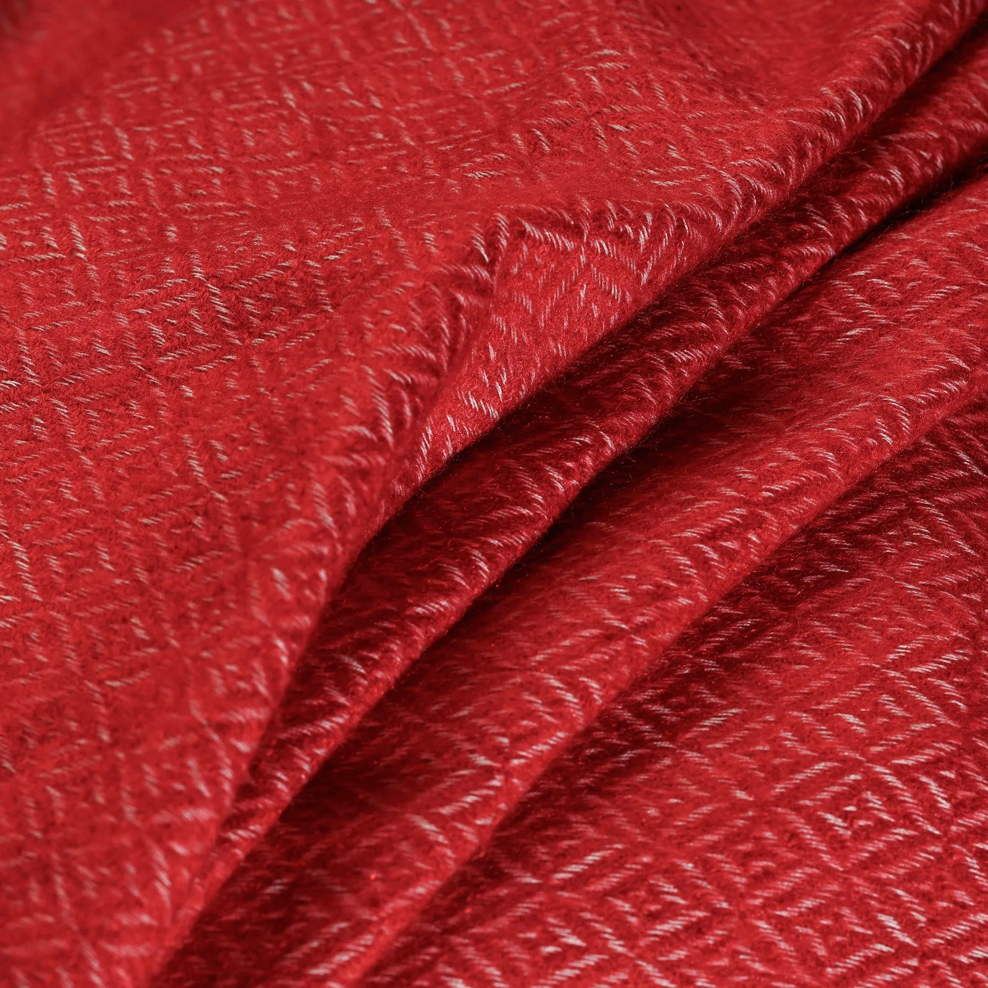 Red - Acrylic Fine Wool Fabric 03