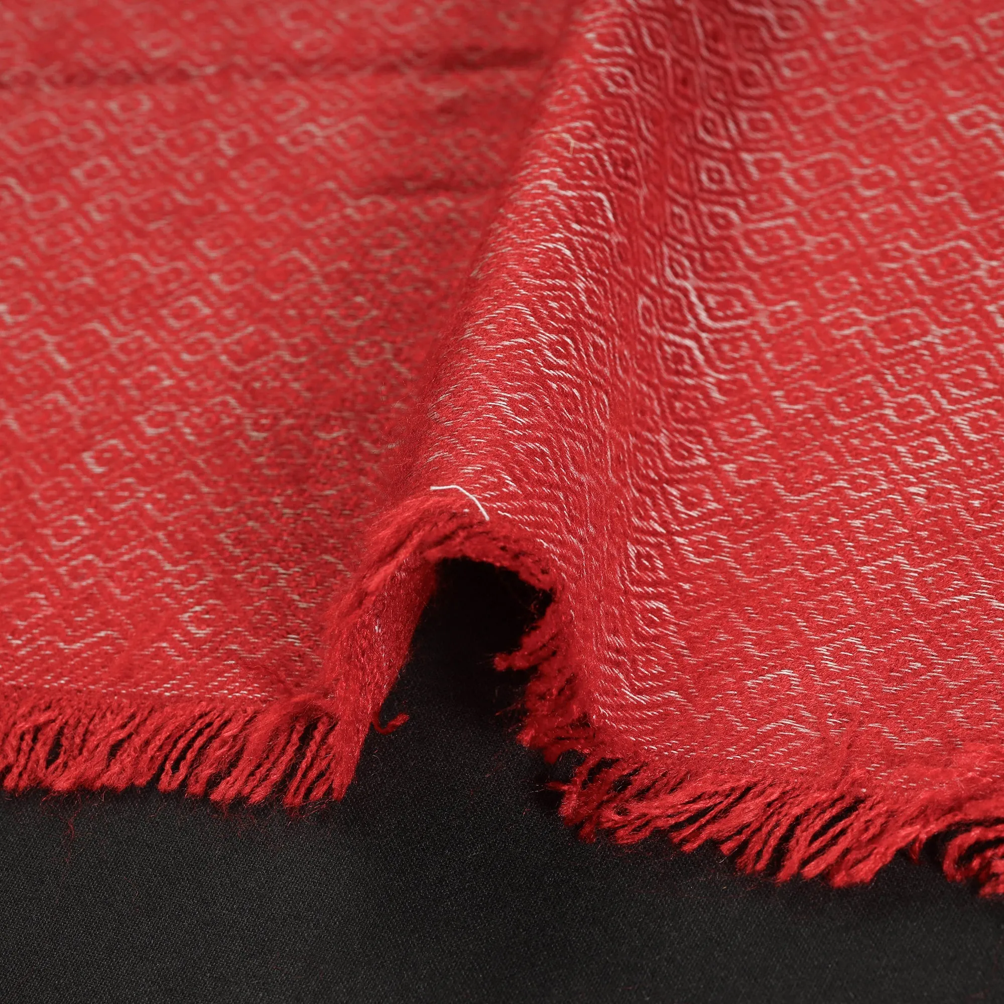 Red - Acrylic Fine Wool Fabric 04