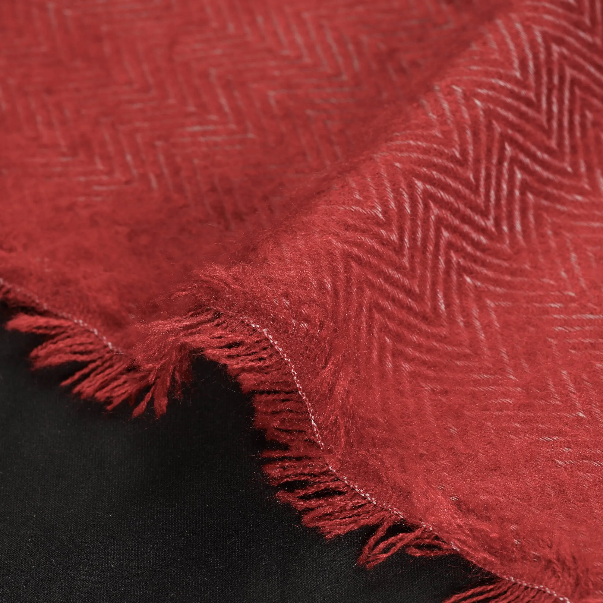 Red - Acrylic Fine Wool Fabric 05