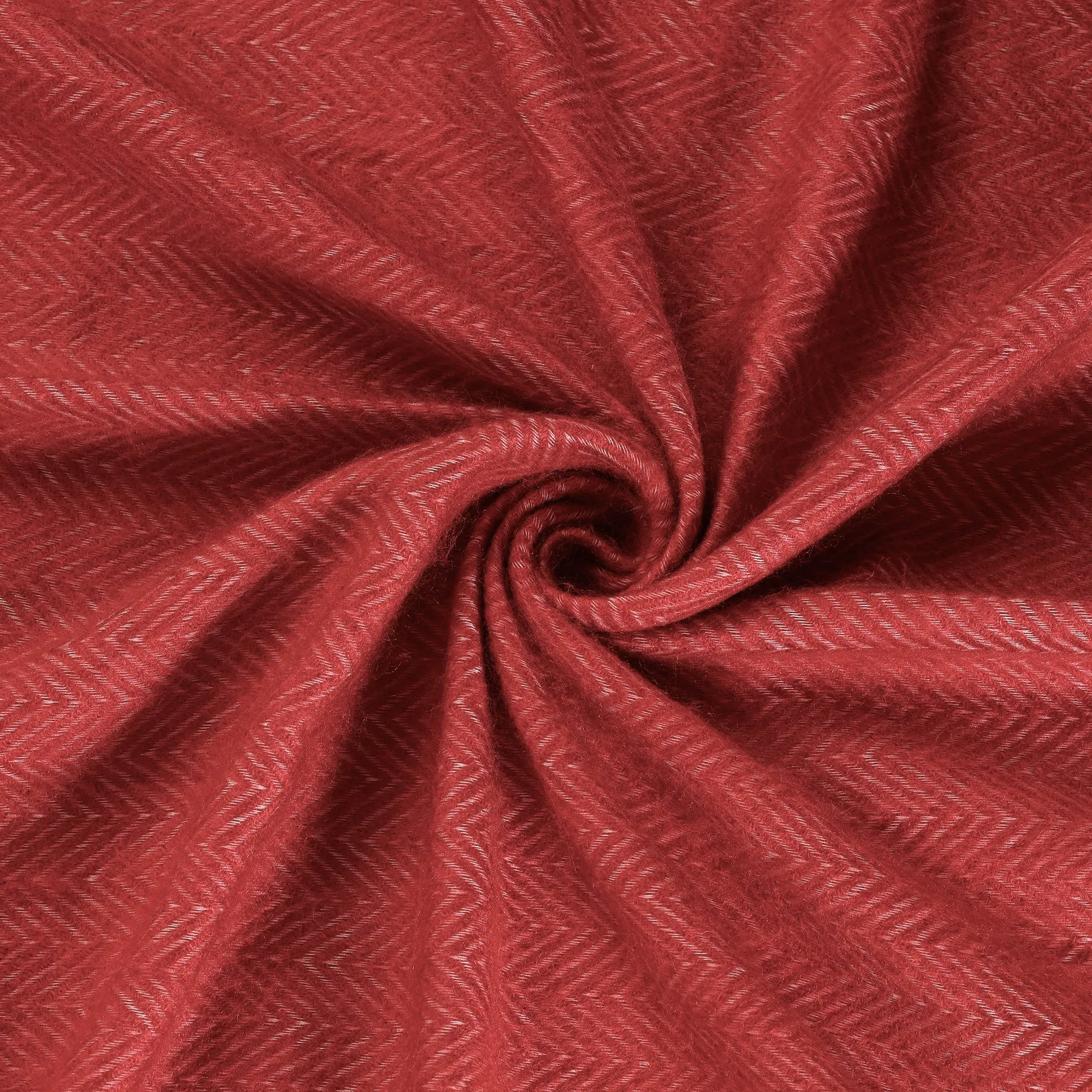 Red - Acrylic Fine Wool Fabric 05