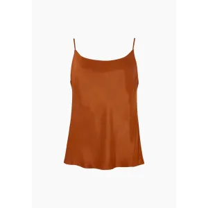 Roxy Spaghetti Strap Cami In Brown