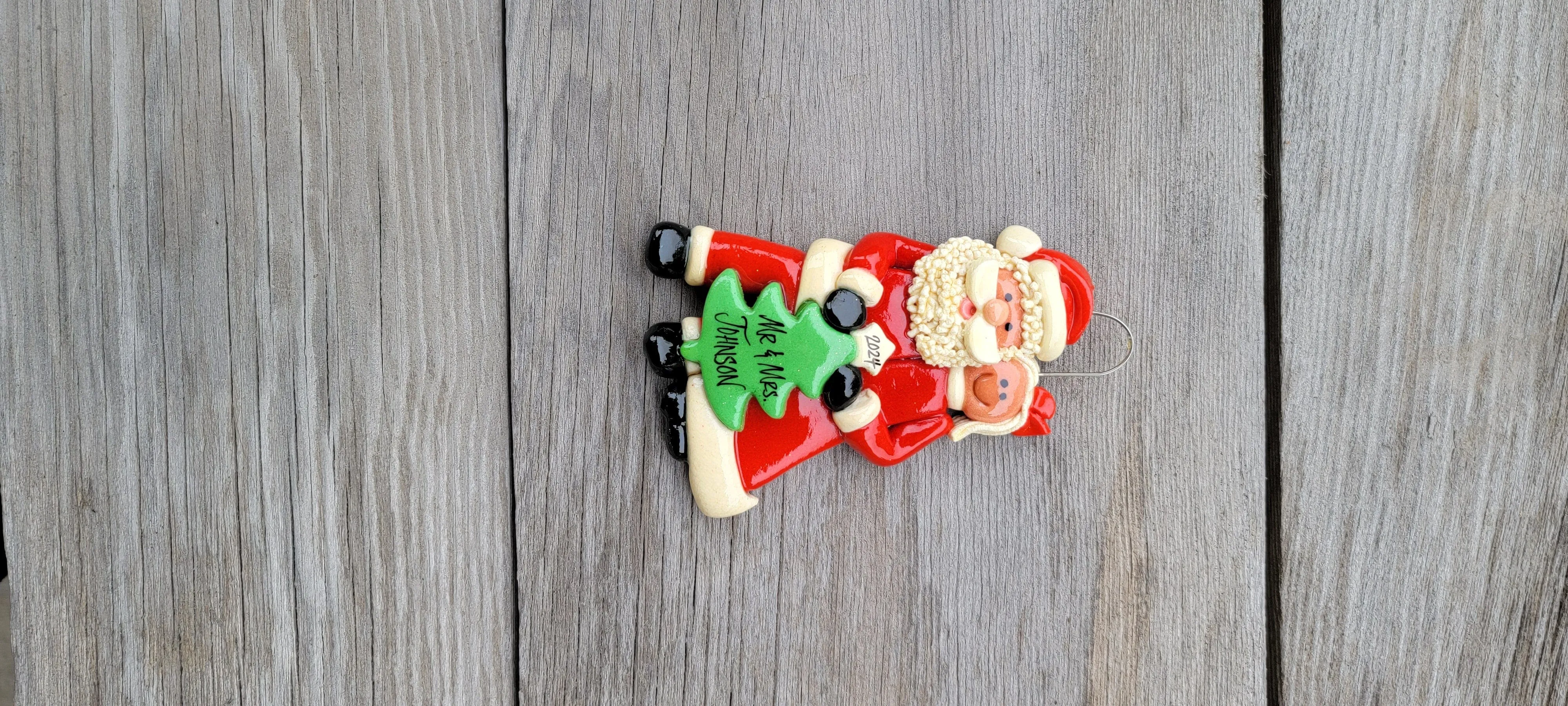 Santa and Mrs. Claus Ornament