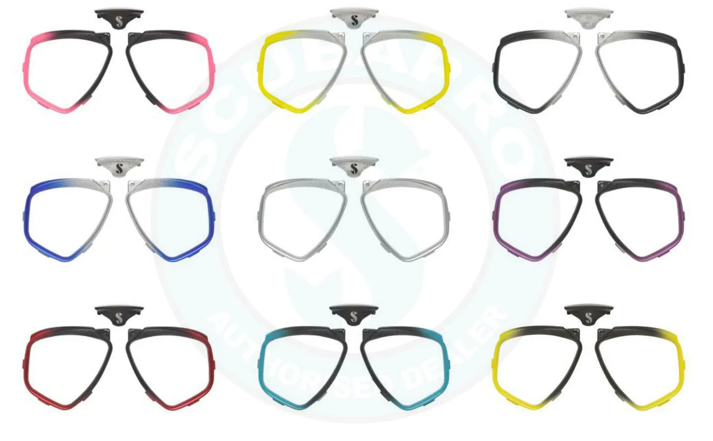 Scubapro Zoom Evo Mask color kits