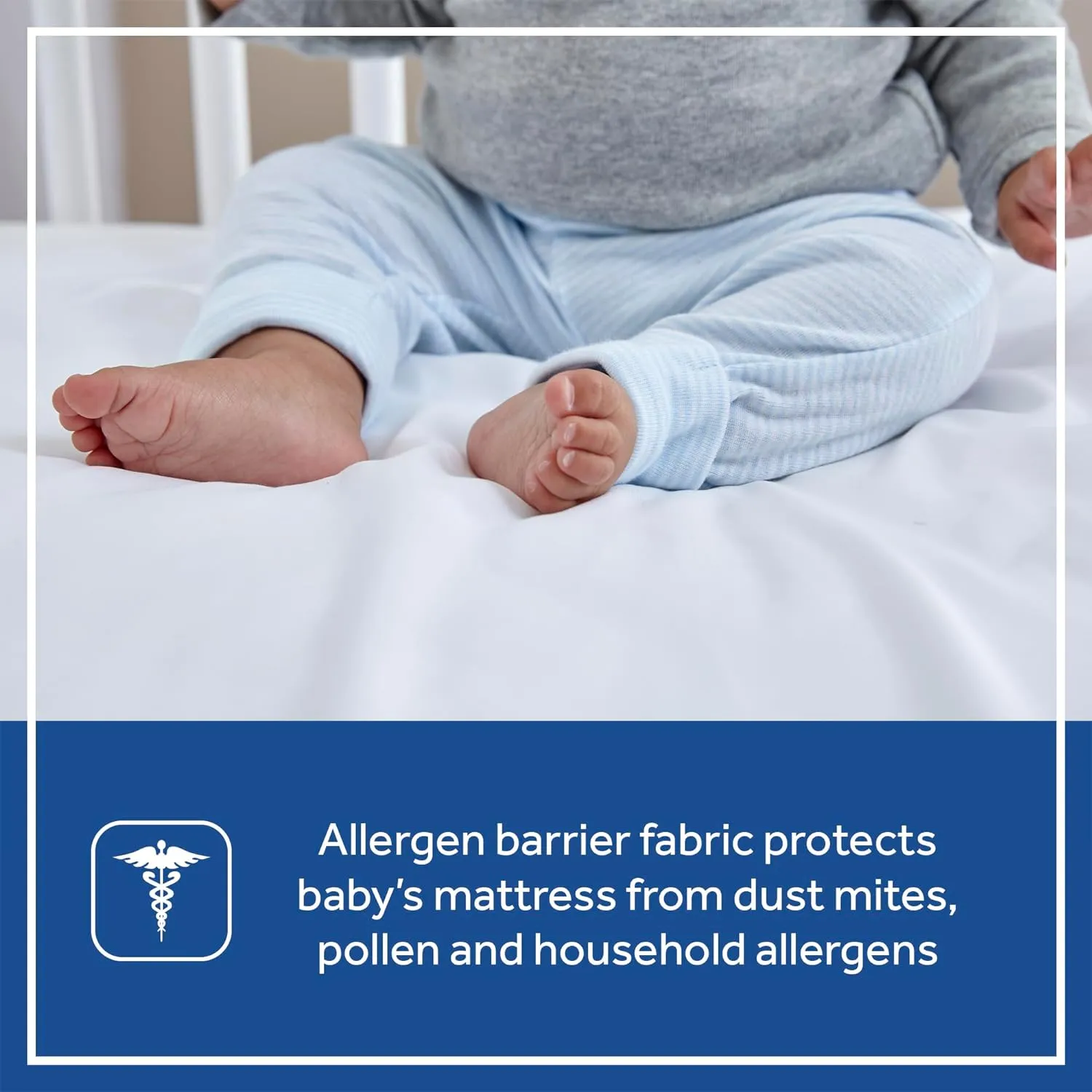 Sealy® Allergy Protect Antimicrobial Crib and Toddler Mattress Pad