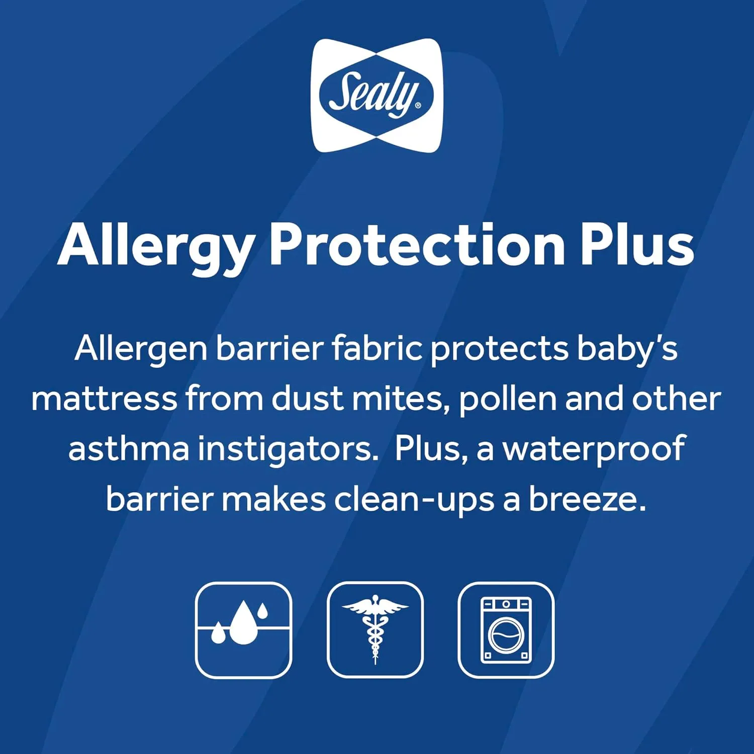 Sealy® Allergy Protect Antimicrobial Crib and Toddler Mattress Pad