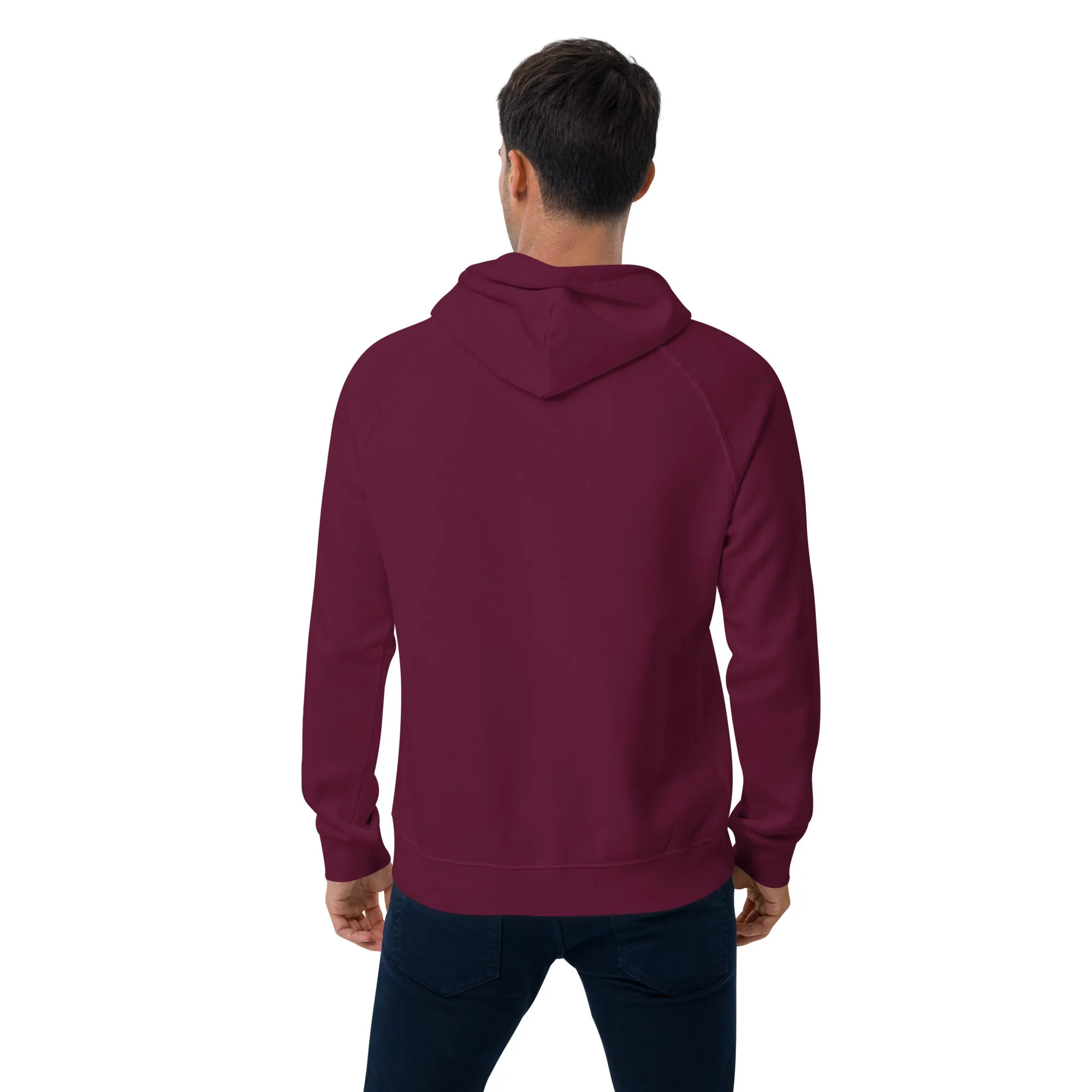 Secret Santa Graphics Men Eco Raglan Hoodie