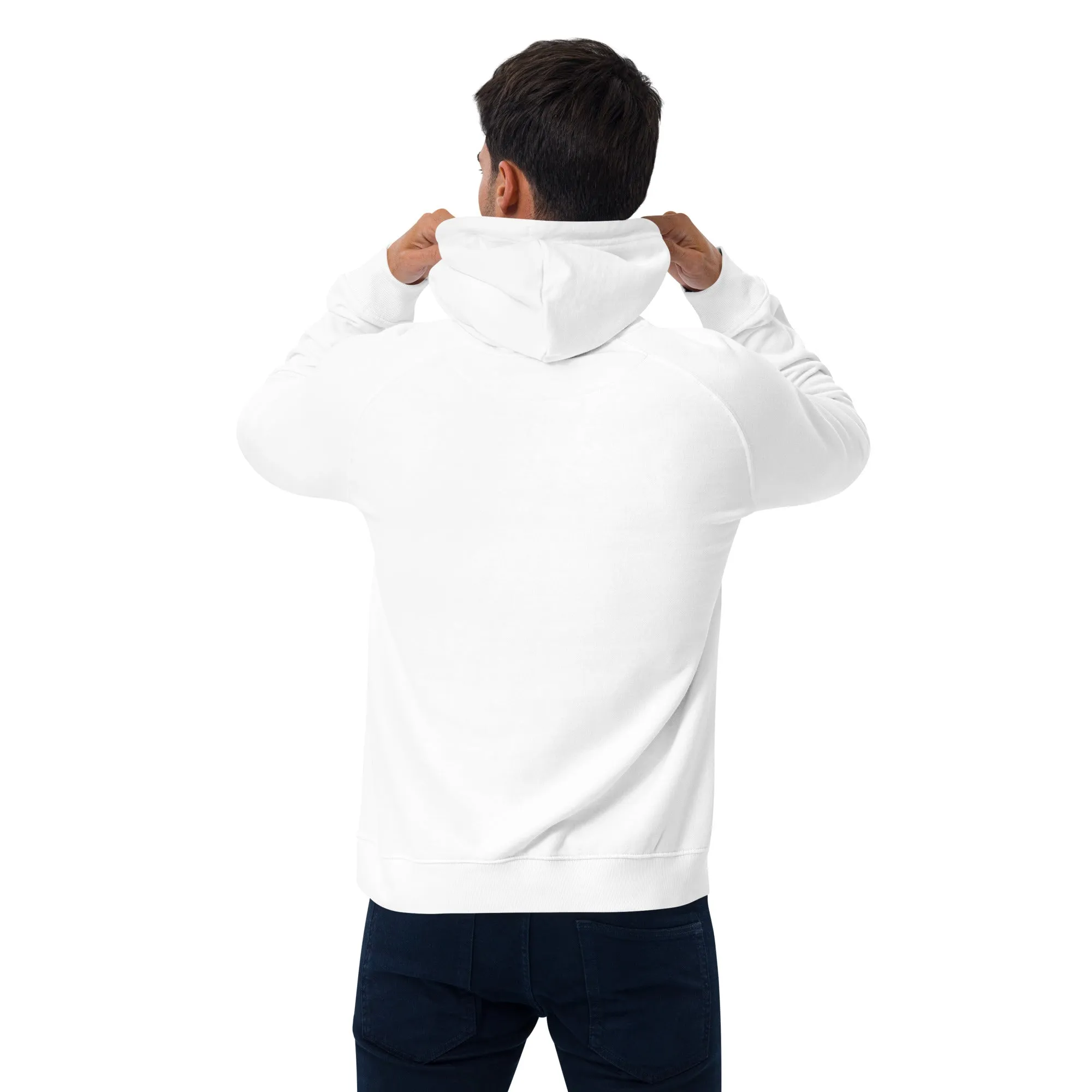 Secret Santa Graphics Men Eco Raglan Hoodie