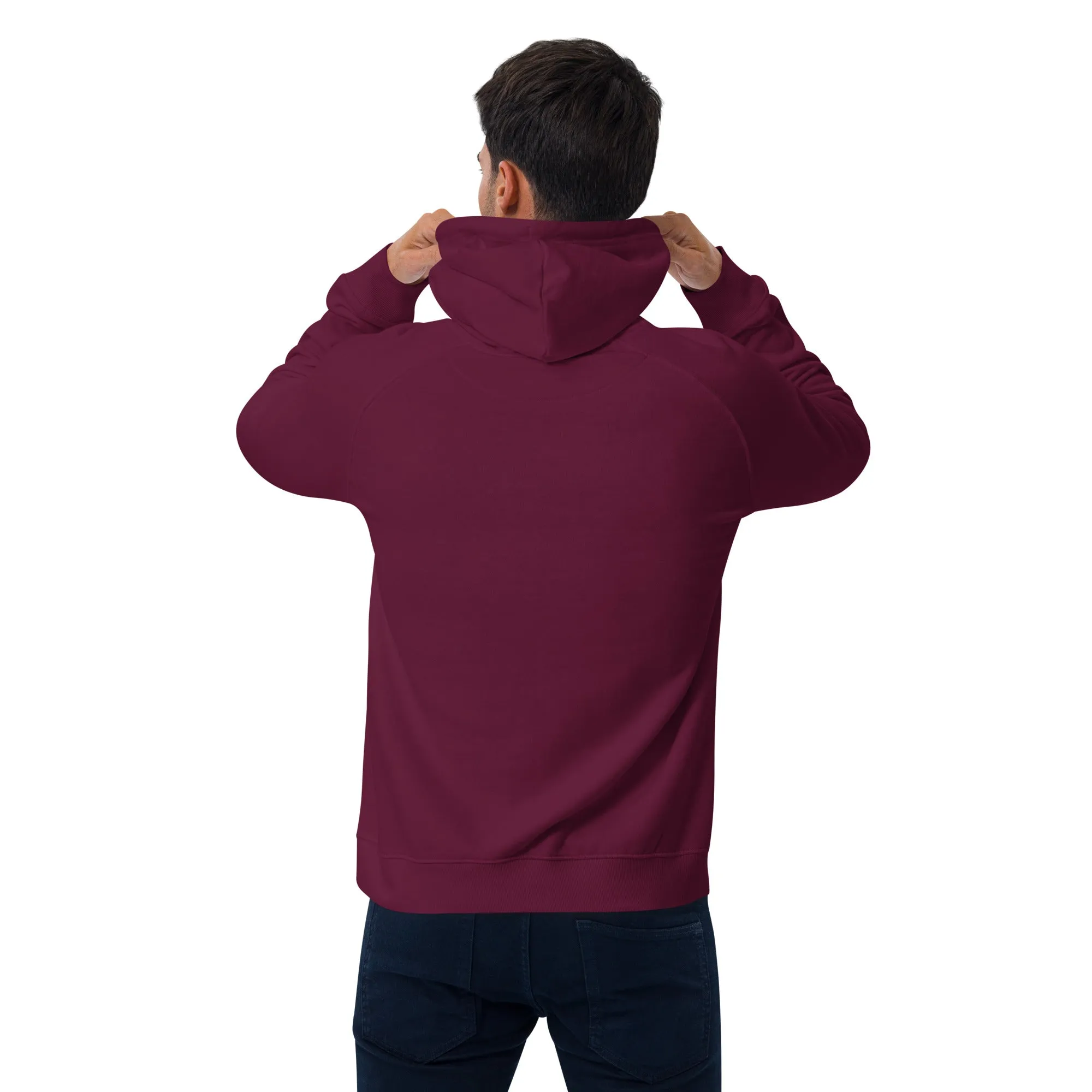 Secret Santa Graphics Men Eco Raglan Hoodie