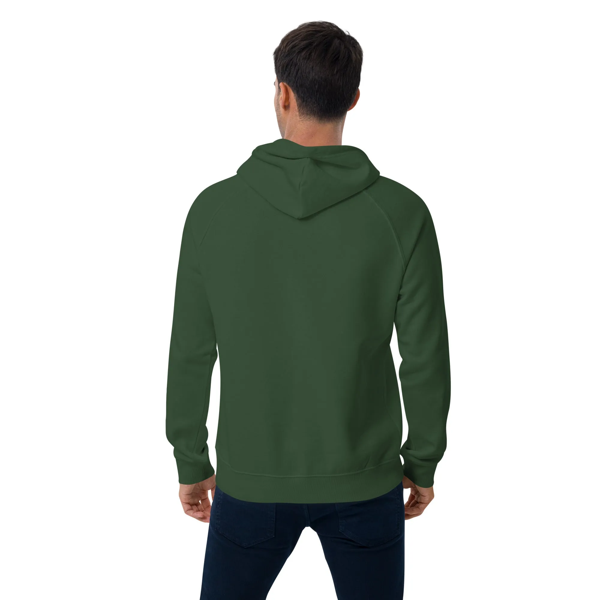 Secret Santa Graphics Men Eco Raglan Hoodie