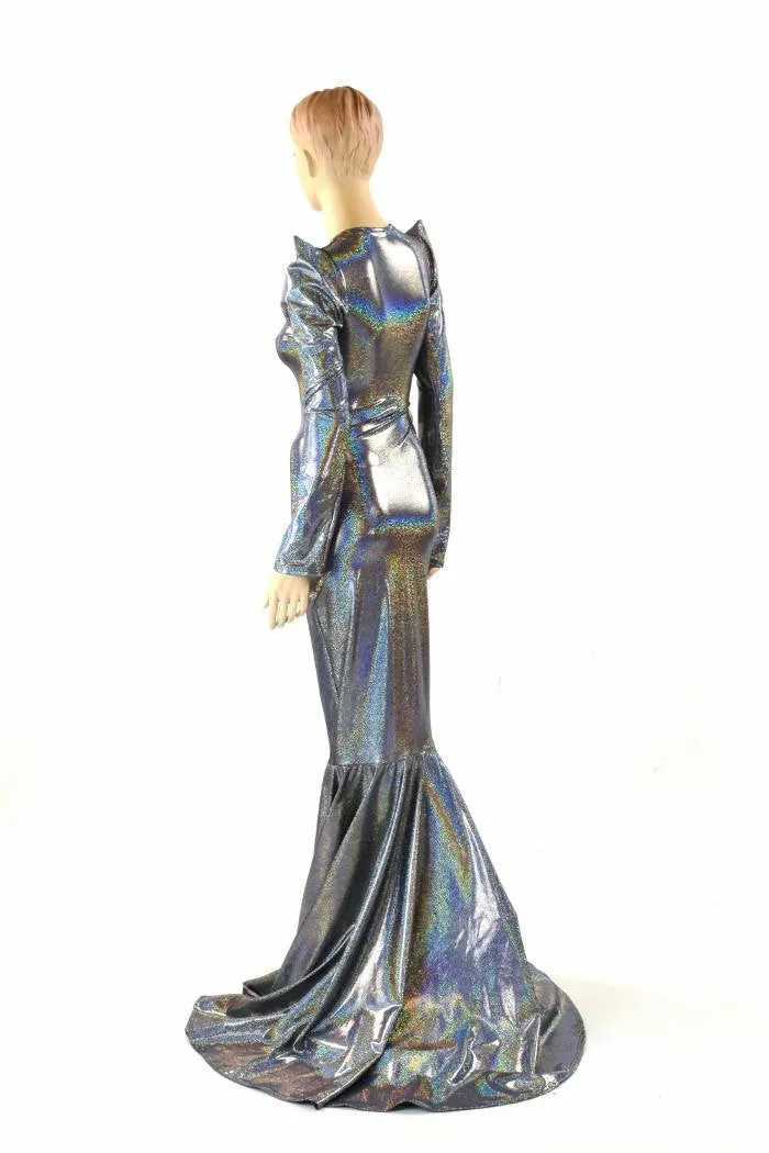 Silver Holographic Gown