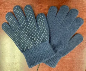 Small Kids Blue Grip Winter Gloves