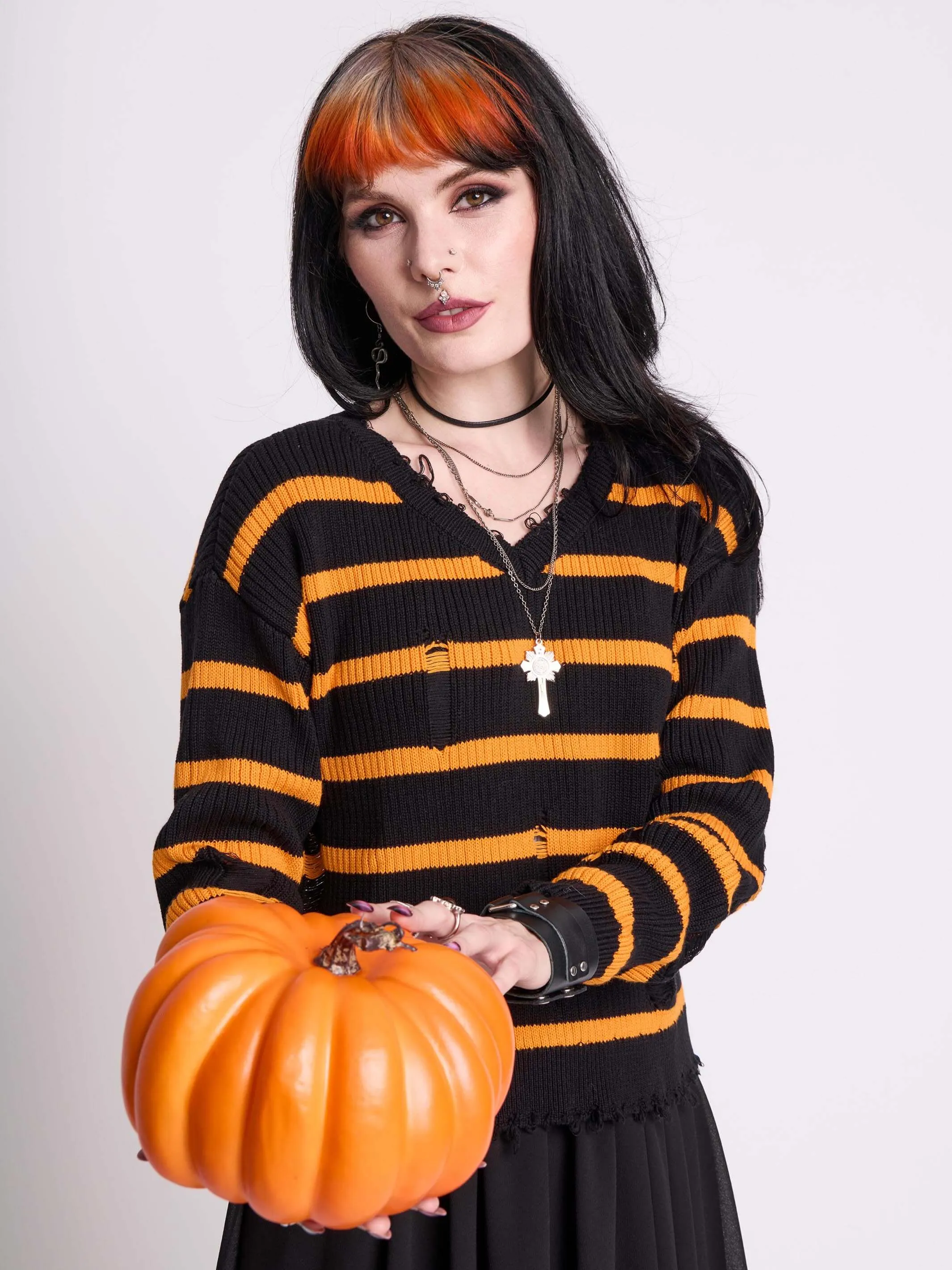 Spooky Stripe Sweater