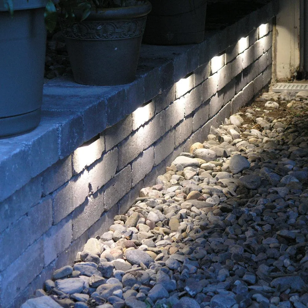 STB06 3W Low Voltage Retaining Wall Step Lights LED Hardscape Paver Lighting